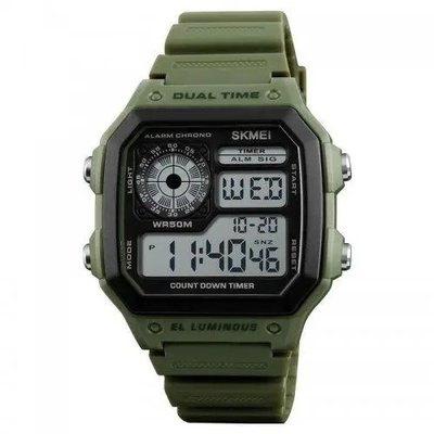 Годинник наручний чоловічий SKMEI 1299AG, годинник протиударний, годинник тактичний протиударний 424102 фото