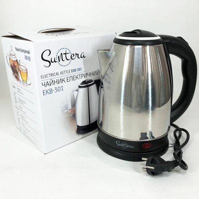 Електрочайник Suntera EKB-301, гарний електричний чайник, електронний чайник, дисковий чайник 254838 фото