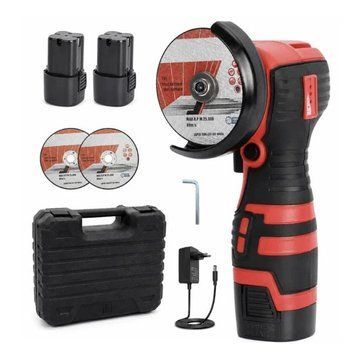 Аккумуляторная мини шлифмашина Boxer BX-3293 АКБ 2x18V скорость вращения 12500 об/мин диаметр диска 76мм 866507 фото