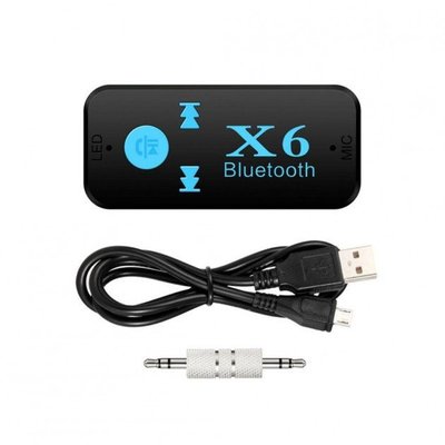 Бездротовий адаптер Bluetooth приймач аудіо ресивер BT-X6 26767 фото
