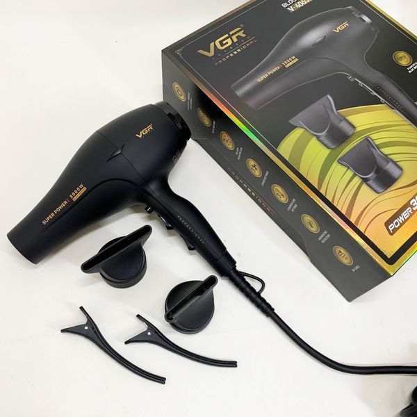 Фен VGR V-406 BLACK 3000Вт 736791 фото