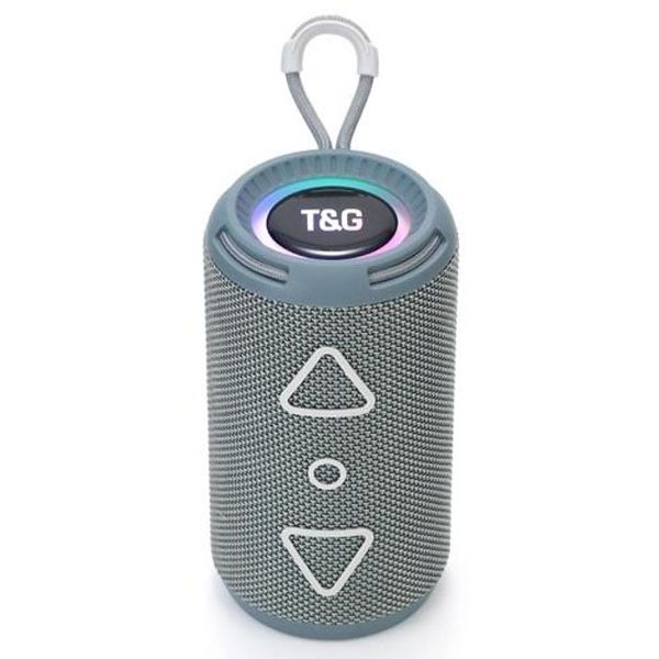 Bluetooth колонка портативна TG656 FM-радіо. Колір: сірий 462569 фото