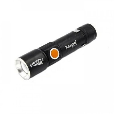 Ліхтар ручний акумуляторний тактичний X-Balog BL-616-T6 із зарядкою від павербанків із USB 298801 фото