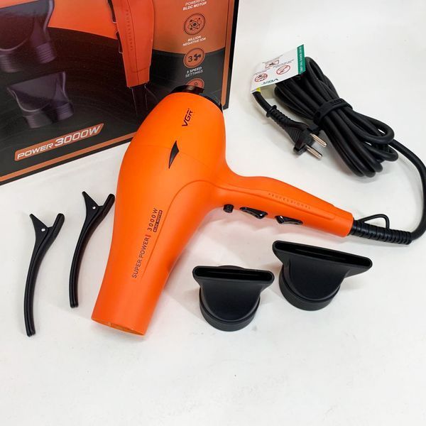 Фен VGR V-406 ORANGE 3000Вт 736798 фото
