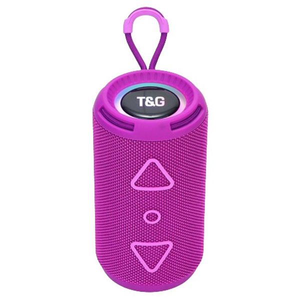 Bluetooth колонка портативная TG656 FM-радио. Цвет: фиолетовый 462570 фото