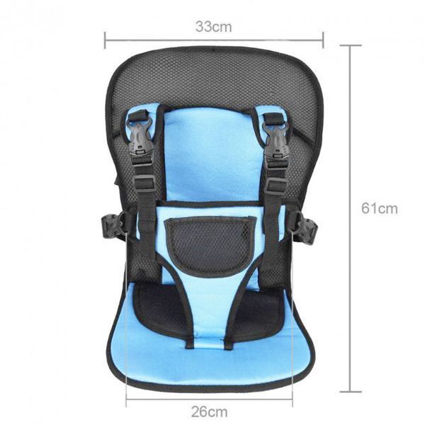 Детское бескаркасное автокресло Multi Function Car Cushion до 12 лет. Цвет: синий 129057 фото