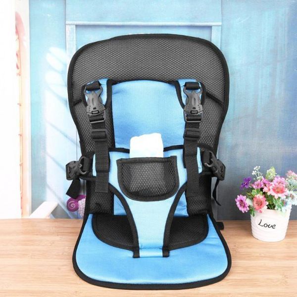 Детское бескаркасное автокресло Multi Function Car Cushion до 12 лет. Цвет: синий 129057 фото