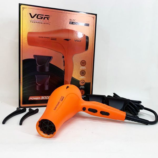 Фен VGR V-406 ORANGE 3000Вт 736798 фото