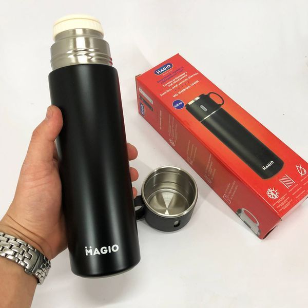 Термос MAGIO MG-1046B 0.5 л, Термос для спортсменов, Термокружка с вакуумной изоляцией 544620 фото