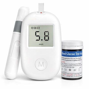 Глюкометр Glucose Meter GLM-76 с тест-полосками 50 шт &ndash; прибор для измерения сахара в крови 866573 фото