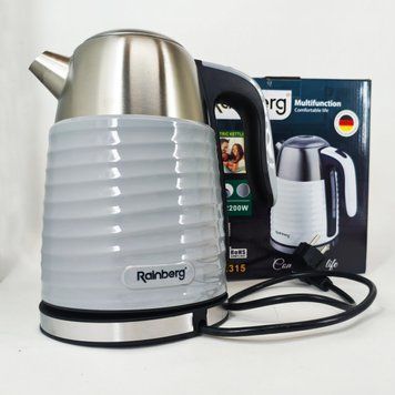 Чайник электрический Rainberg RB-2315 1.8л 2200Вт Gray 764764 фото