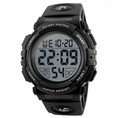 Годинник наручний чоловічий SKMEI 1258BK, брендовий чоловічий годинник, водостійкий тактичний годинник. Колір: чорний 338055 фото