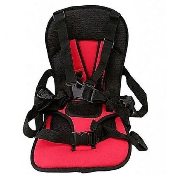 Детское бескаркасное автокресло Multi Function Car Cushion до 12 лет. Цвет: красный 129067 фото