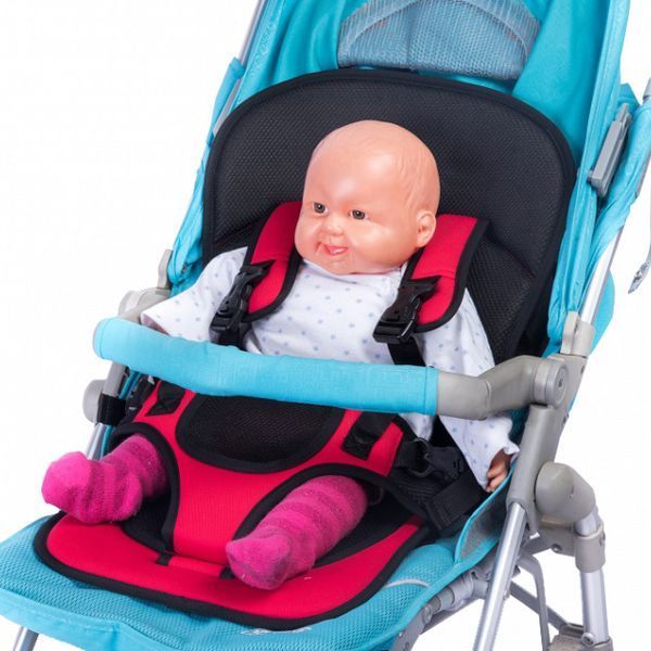 Детское бескаркасное автокресло Multi Function Car Cushion до 12 лет. Цвет: красный 129067 фото