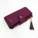 Клатч портмоне гаманець Baellerry N2341, маленький жіночий гаманець, компактний гаманець. Колір: фіолетовий 300046 фото 1