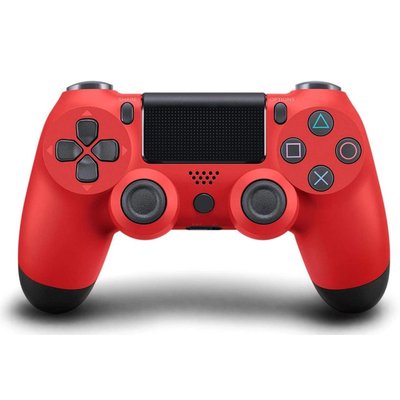 Джойстик DOUBLESHOCK для PS 4, бездротовий ігровий геймпад PS4/PC акумуляторний джойстик. Колір: червоний 388553 фото