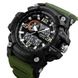 Часы наручные мужские SKMEI 1283AG ARMY GREEN, армейские часы противоударные. Цвет: зеленый 339838 фото 4