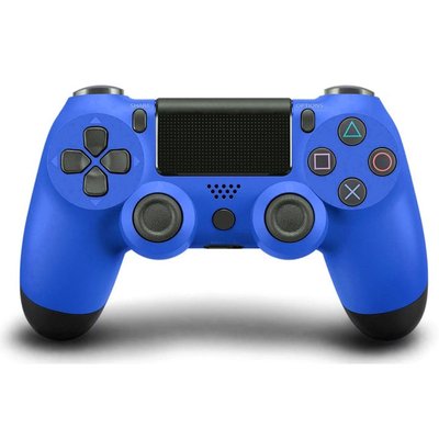 Джойстик DOUBLESHOCK для PS 4, бездротовий ігровий геймпад PS4/PC акумуляторний джойстик. Колір синій 388554 фото