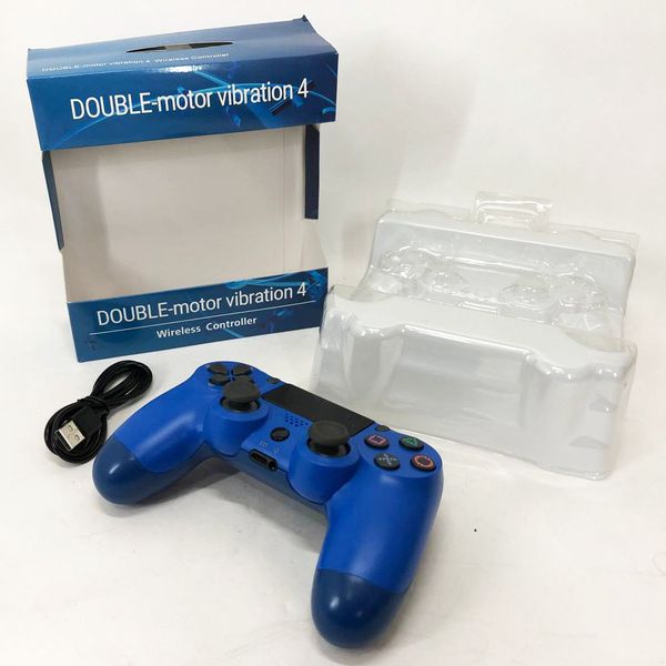 Джойстик DOUBLESHOCK для PS 4, игровой беспроводной геймпад PS4/PC аккумуляторный джойстик. Цвет: синий 388551 фото