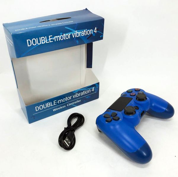 Джойстик DOUBLESHOCK для PS 4, игровой беспроводной геймпад PS4/PC аккумуляторный джойстик. Цвет: синий 388551 фото