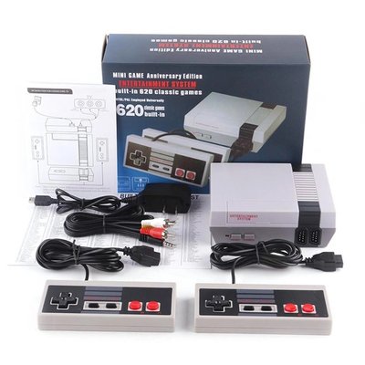 Ігрова приставка GAME NES 620 / 7724 два джойстики 620 вбудованих ігор 8bit Av-Вихід 298265 фото