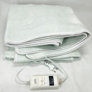 Электропростынь электрическая простынь с подогревом Electric Blanket 150х120см. Цвет: белый 517045 фото