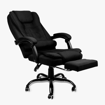 Кресло для дома и офиса Virgo X6 Deep Black Textile  W001166 фото