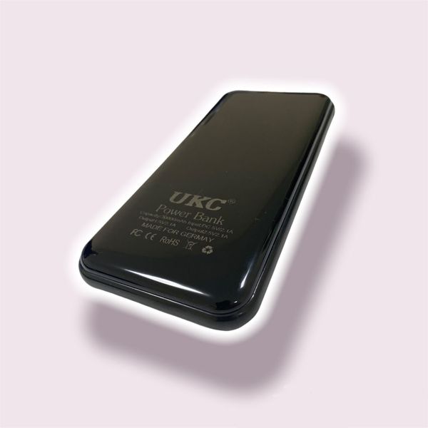 Мобільна зарядка Power Bank 30000/9600mAh UKC. Колір: чорний 62097 фото