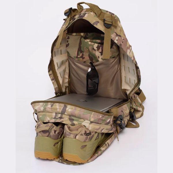 Міцний рюкзак 40л Multicam з MOLLE (Cordura 600D) 675872 фото