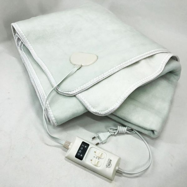 Електропростирадло електричне простирадло з підігрівом Electric Blanket 150х120см. Колір: білий 517045 фото