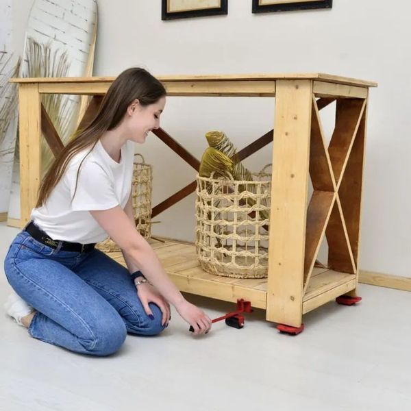 Набір для переміщення меблів та великогабаритних предметів Moving Helpers (червоний, 5 предметів) 246447 фото