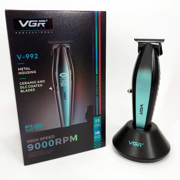 Машинка для стрижки волосся з потужним мотором XPRO VGR V-992 з насадками 1-2-3 мм 634157 фото