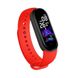 Фитнес браслет Smart Watch M5 Band Classic Black смарт часы-трекер. Цвет: красный 14063 фото 10