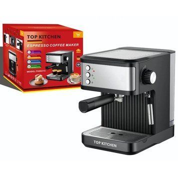 Кофеварка Эспрессо Top Kitchen TK00215 рожковая 1500Вт 1,8л 1-3 чашки эспрессо 15 Бар 853356 фото