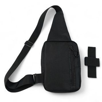 Чоловіча сумка Cordura 1000D &ndash; 6 кишень, чорна 677746 фото