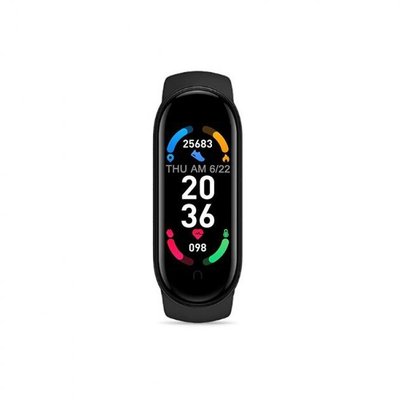 Фітнес браслет FitPro Smart Band M6 (смарт годинник, пульсоксиметр, пульс). Колір: чорний 31254 фото