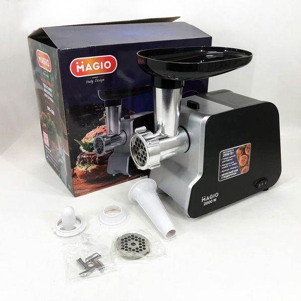 Мясорубка Magio MG-268 N 2000 Вт мясорубка для мяса электромясорубка для шинковки электромясорубка для дома 544659 фото