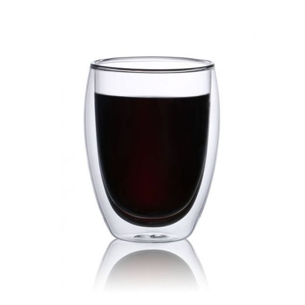Набір скляних склянок із подвійними стінками Con Brio СВ-8335-2, 2шт, 350мл 215551 фото