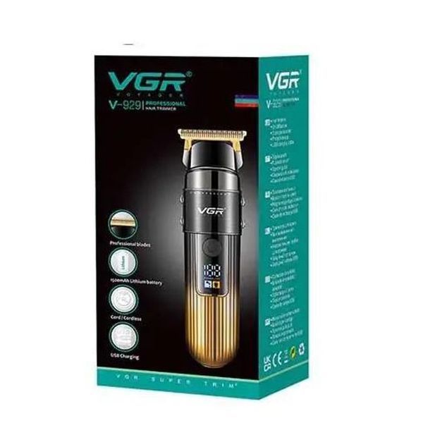 Машинка для стрижки волосся VGR V-929 акумуляторна 559031 фото