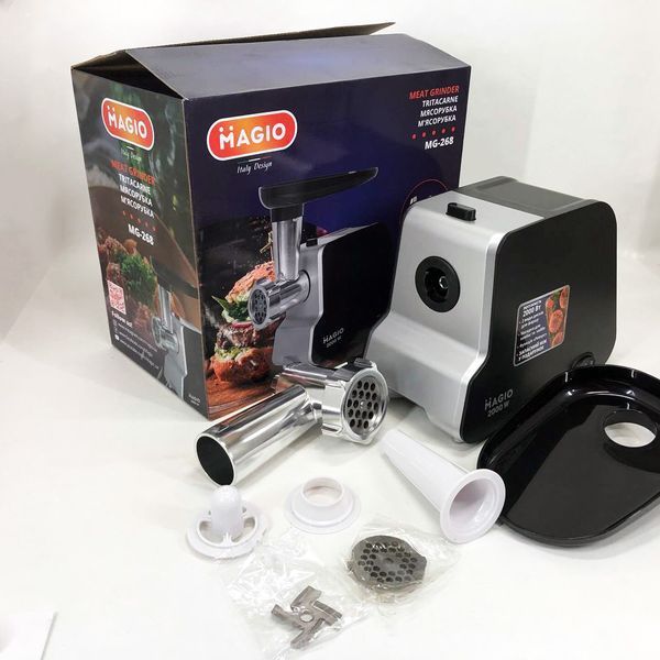 Мясорубка Magio MG-268 N 2000 Вт мясорубка для мяса электромясорубка для шинковки электромясорубка для дома 544659 фото