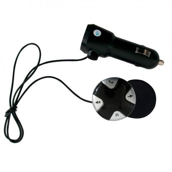 Трансмітер модулятор MP3 UKC CM-S25 з магнітним тримачем, Автомобільний трансмітер bluetooth 582387 фото
