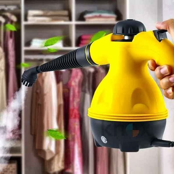 Пароочиститель с функцией отпаривателя Steam Cleaner Pro 1000 Вт 6 насадок 654945 фото
