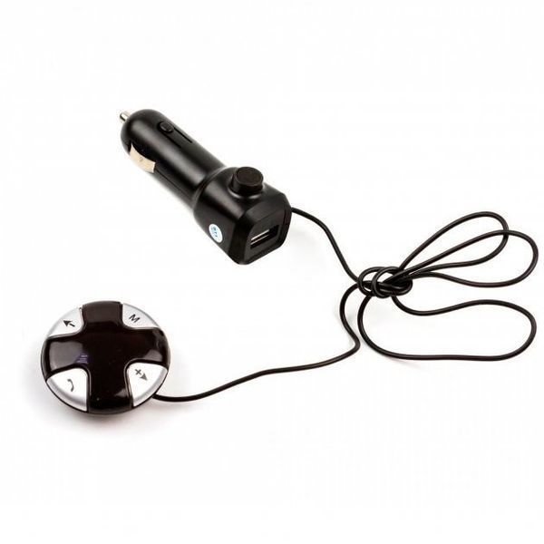 Трансмітер модулятор MP3 UKC CM-S25 з магнітним тримачем, Автомобільний трансмітер bluetooth 582387 фото