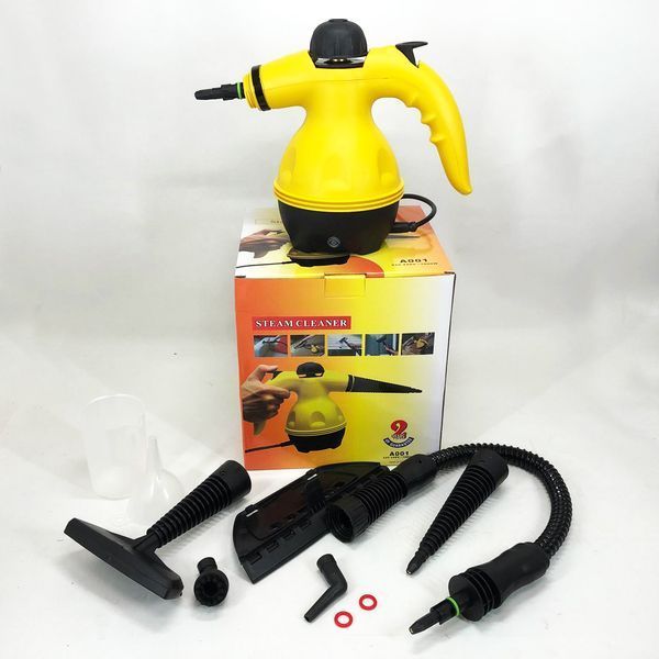 Пароочиститель с функцией отпаривателя Steam Cleaner Pro 1000 Вт 6 насадок 654945 фото