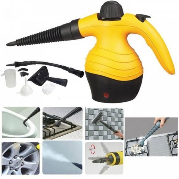 Пароочиститель с функцией отпаривателя Steam Cleaner Pro 1000 Вт 6 насадок 654945 фото