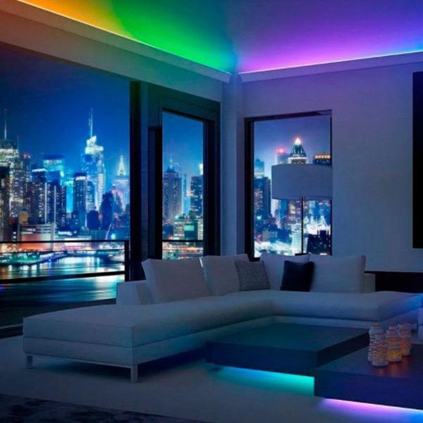 Светодиодная лента SMD 5050 RGB LED 2 м IP65 с пультом и блоком питания USB, 2м, Лента светодиодная 5050 311362 фото