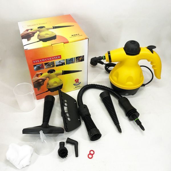 Пароочиститель с функцией отпаривателя Steam Cleaner Pro 1000 Вт 6 насадок 654945 фото