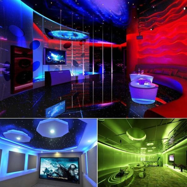 Светодиодная лента SMD 5050 RGB LED 2 м IP65 с пультом и блоком питания USB, 2м, Лента светодиодная 5050 311362 фото