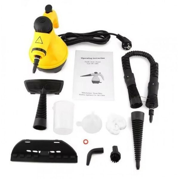 Пароочиститель с функцией отпаривателя Steam Cleaner Pro 1000 Вт 6 насадок 654945 фото