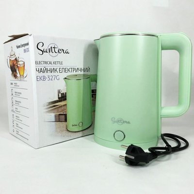 Електрочайник Suntera EKB-327G, стильний електричний чайник, електронний чайник, дисковий чайник 255347 фото